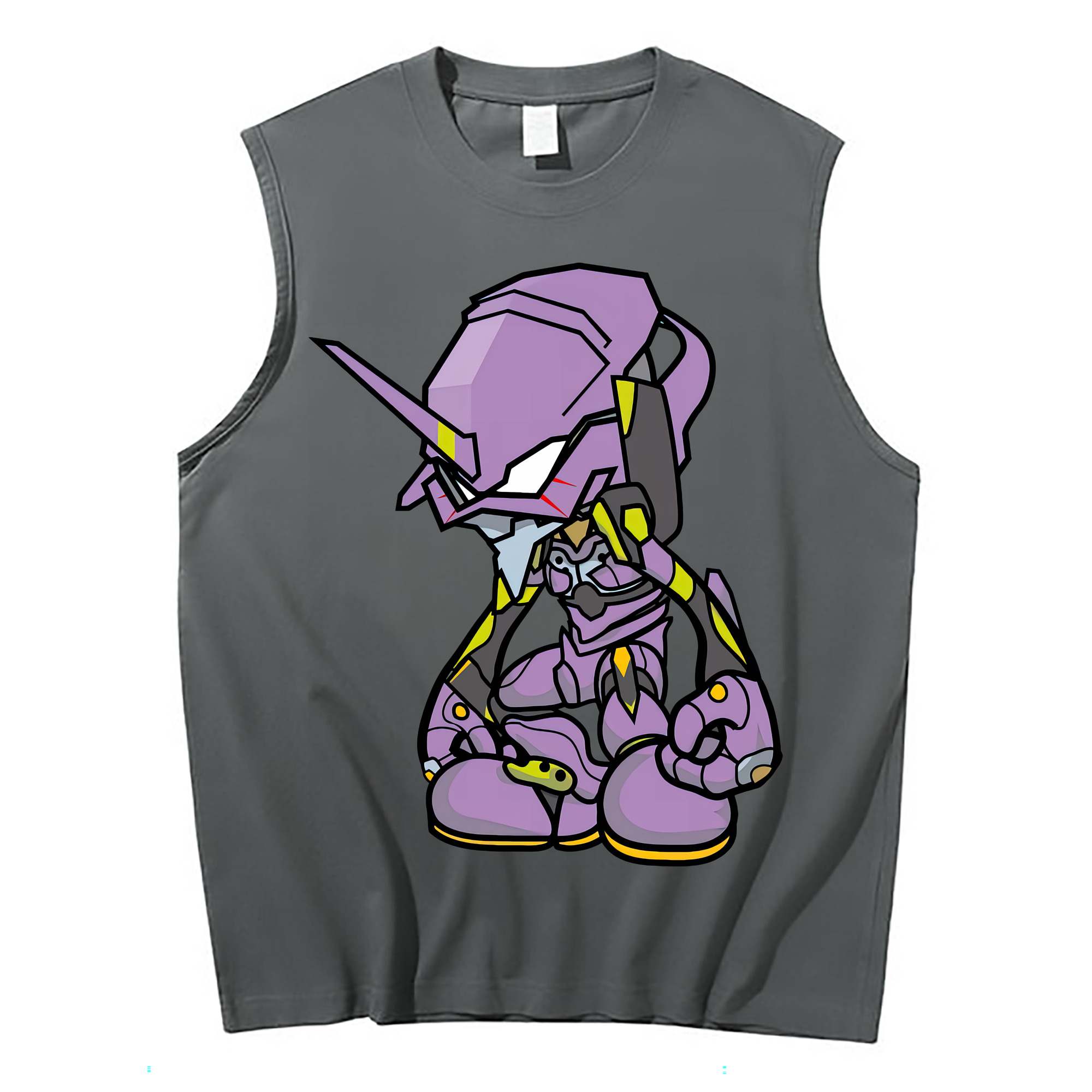 （画像用） EVA 新世紀エヴァンゲリオン コットン100％タンクトップ（フロントプリント）